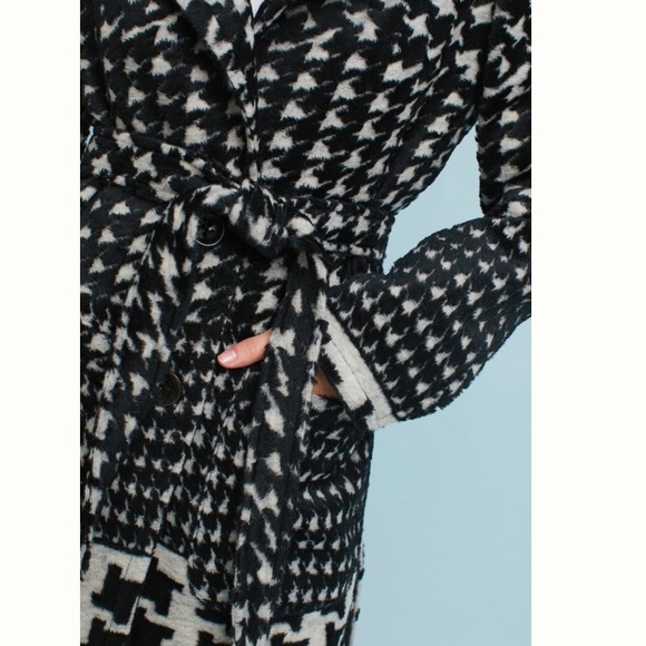 NWT Anthropologie Houndstooth Coat, XS, S, XL - Picture 3 of 9